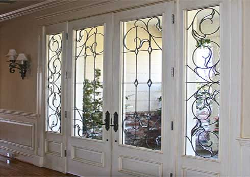 Traditional Beveled Leaded Glass Work From Stained Glass Westlake Village and Silva Glassworks