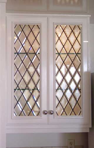 View Our Gallery of Cabinet Doors From Stained Glass Westlake Village and Silva Glassworks